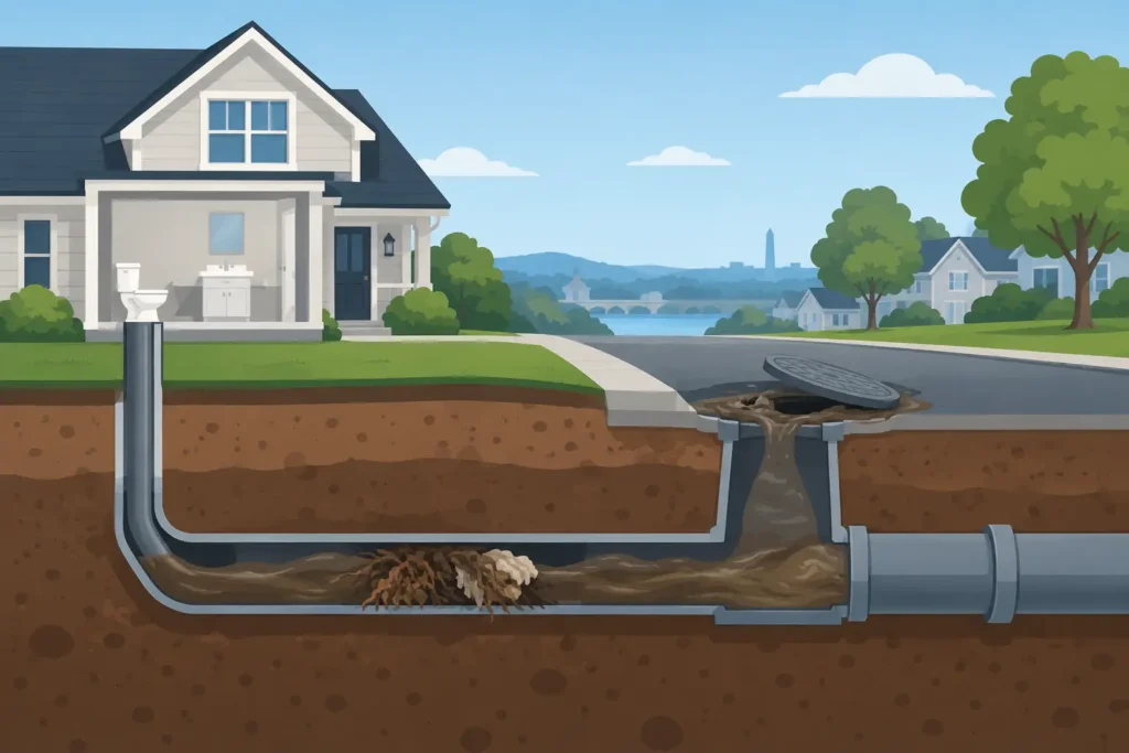 What Causes Sewer Backup in Northern Virginia?