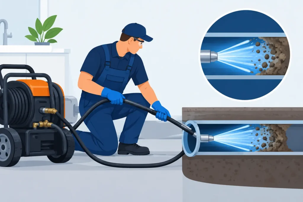 When Hydro Jetting for Clogged Pipes Makes Sense